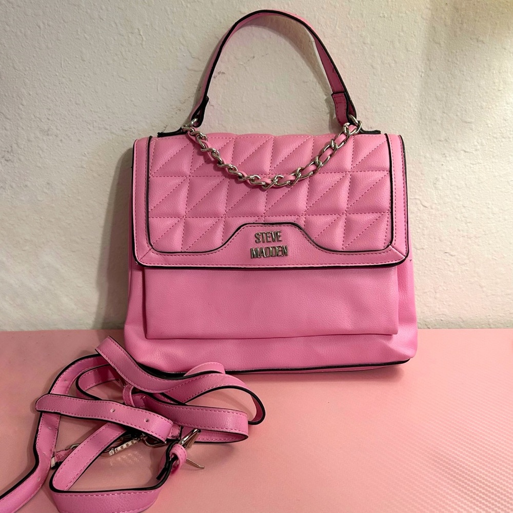 BOGO ‼️ [damaged] Steve Madden Pink Quilted Women's Bag